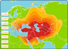 Turksat 2A Ku-band East Spot Beam